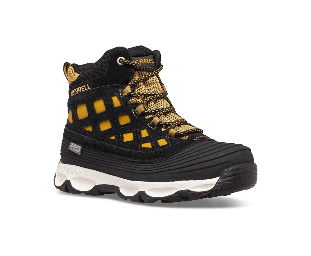 Merrell Boots Black/Brown - Thermoshiver 2.0 Waterproof - Kids 93MTGZIYA